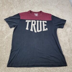 True Religion Graphic T-Shirt Crew Neck Short Sleeve Casual Top XL‎